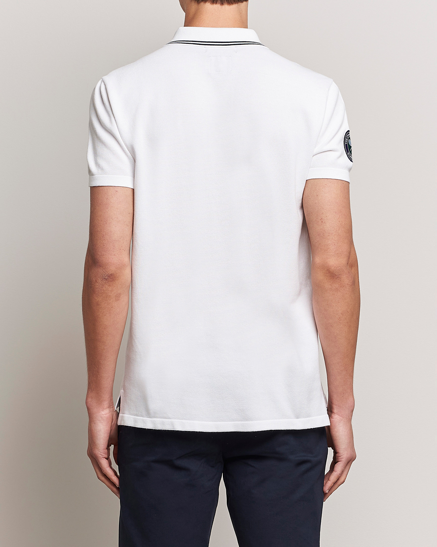 Uomini | Polo | Polo Ralph Lauren | Custom Slim Fit Wimbledon Polo Ceramic White