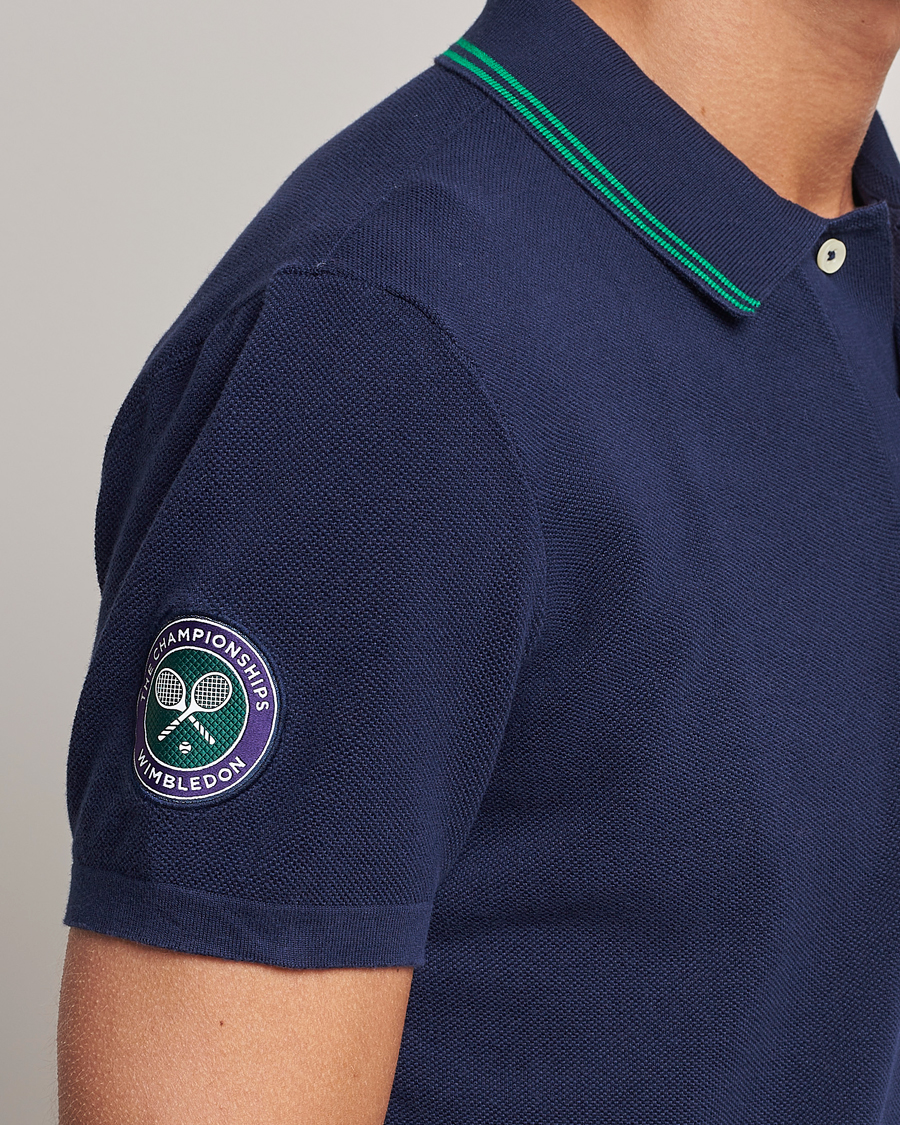 Uomini | Polo | Polo Ralph Lauren | Custom Slim Fit Wimbledon Polo Refined Navy