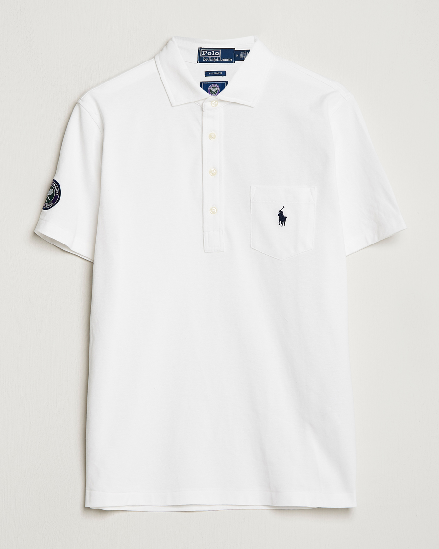 Uomini | Polo | Polo Ralph Lauren | Wimbledon Pocket Polo White
