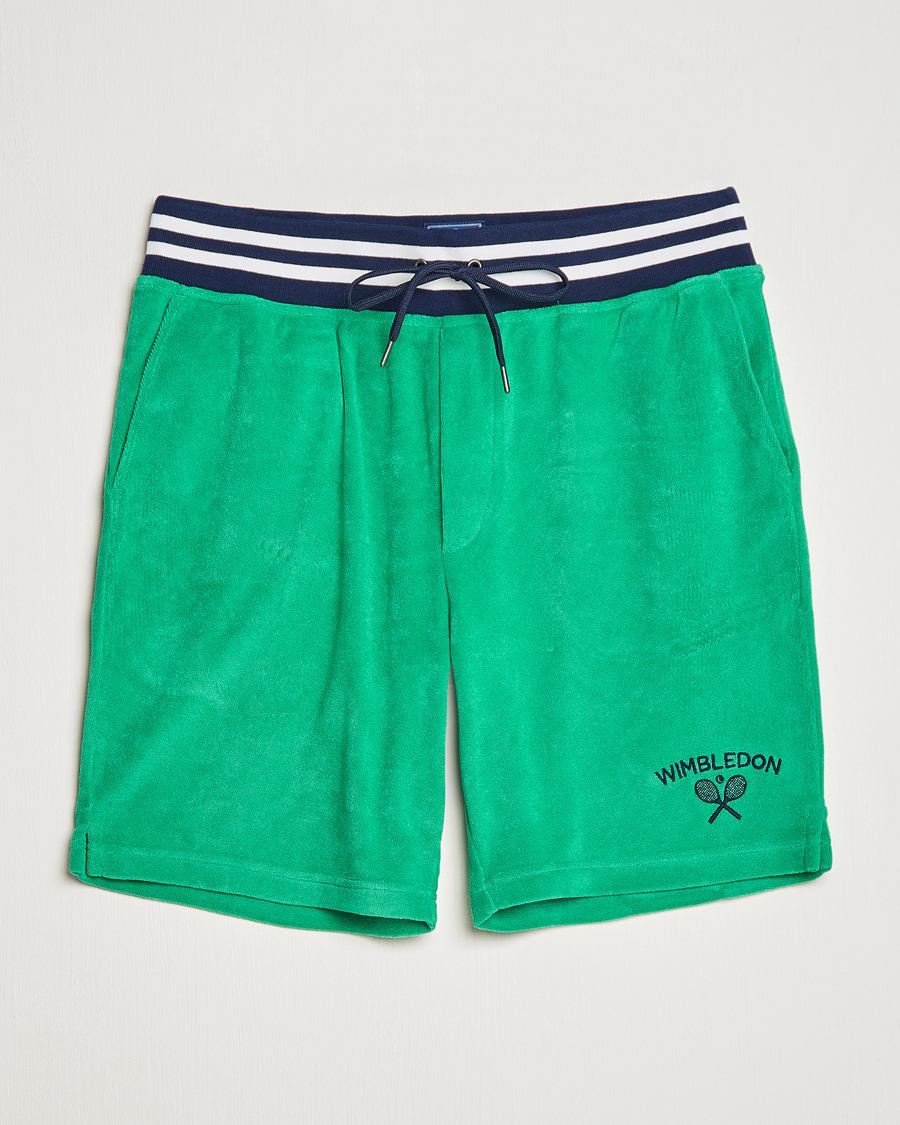 Uomini | Pantaloncini | Polo Ralph Lauren | Wimbledon Terry Sweatshorts Stem Green