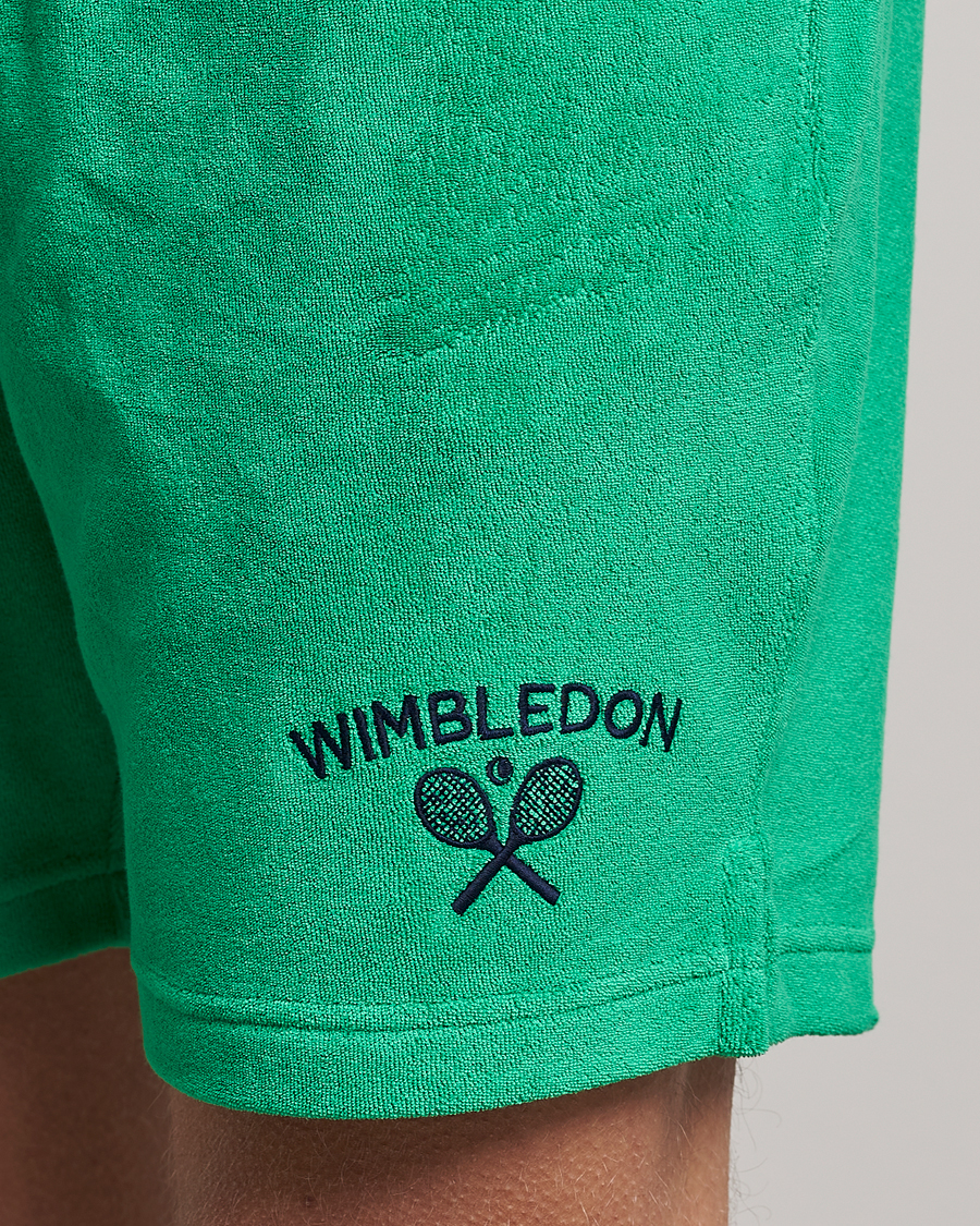 Uomini | Pantaloncini | Polo Ralph Lauren | Wimbledon Terry Sweatshorts Stem Green