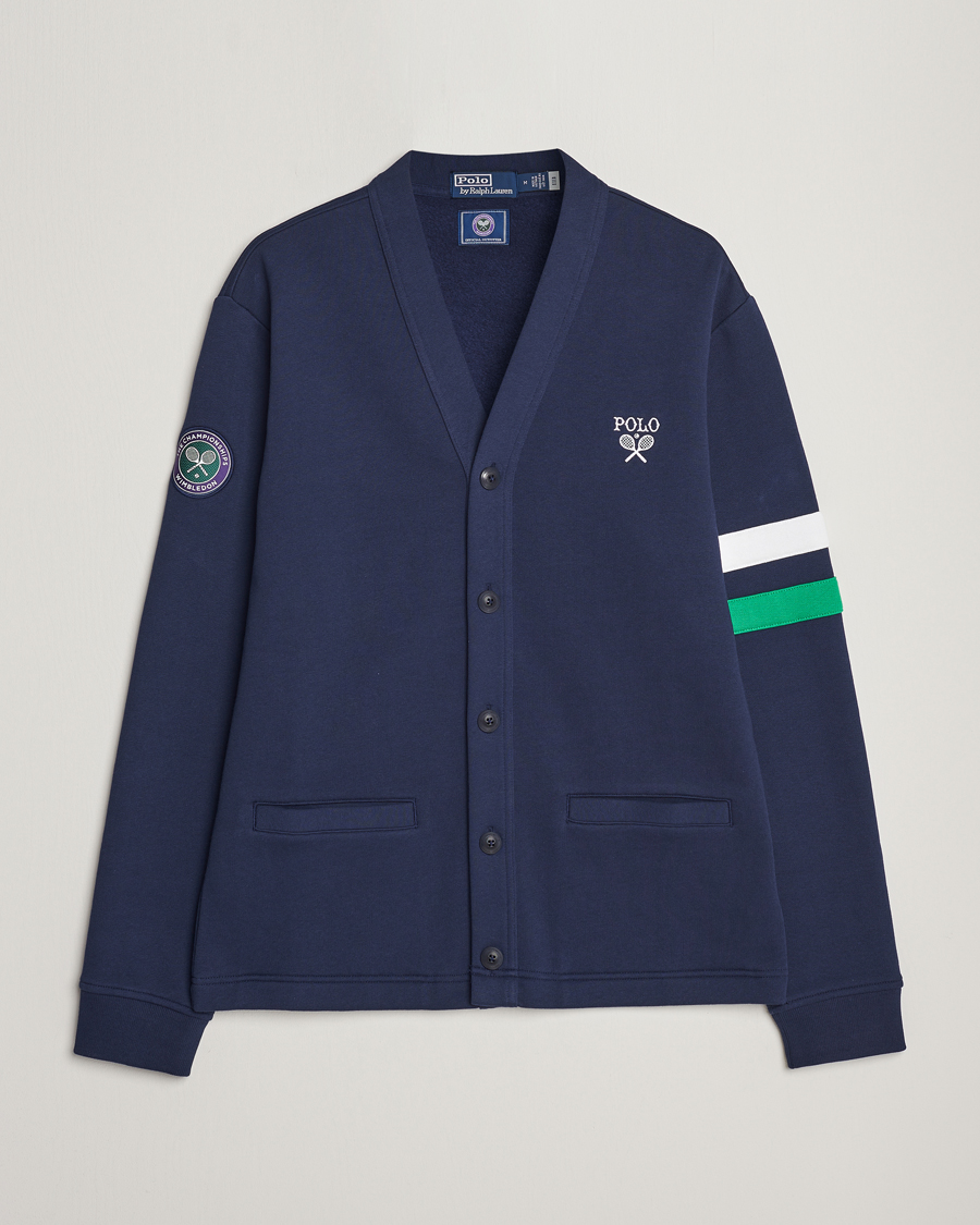 Uomini | Maglieria | Polo Ralph Lauren | Wimbledon Knitted Cardigan Refined Navy