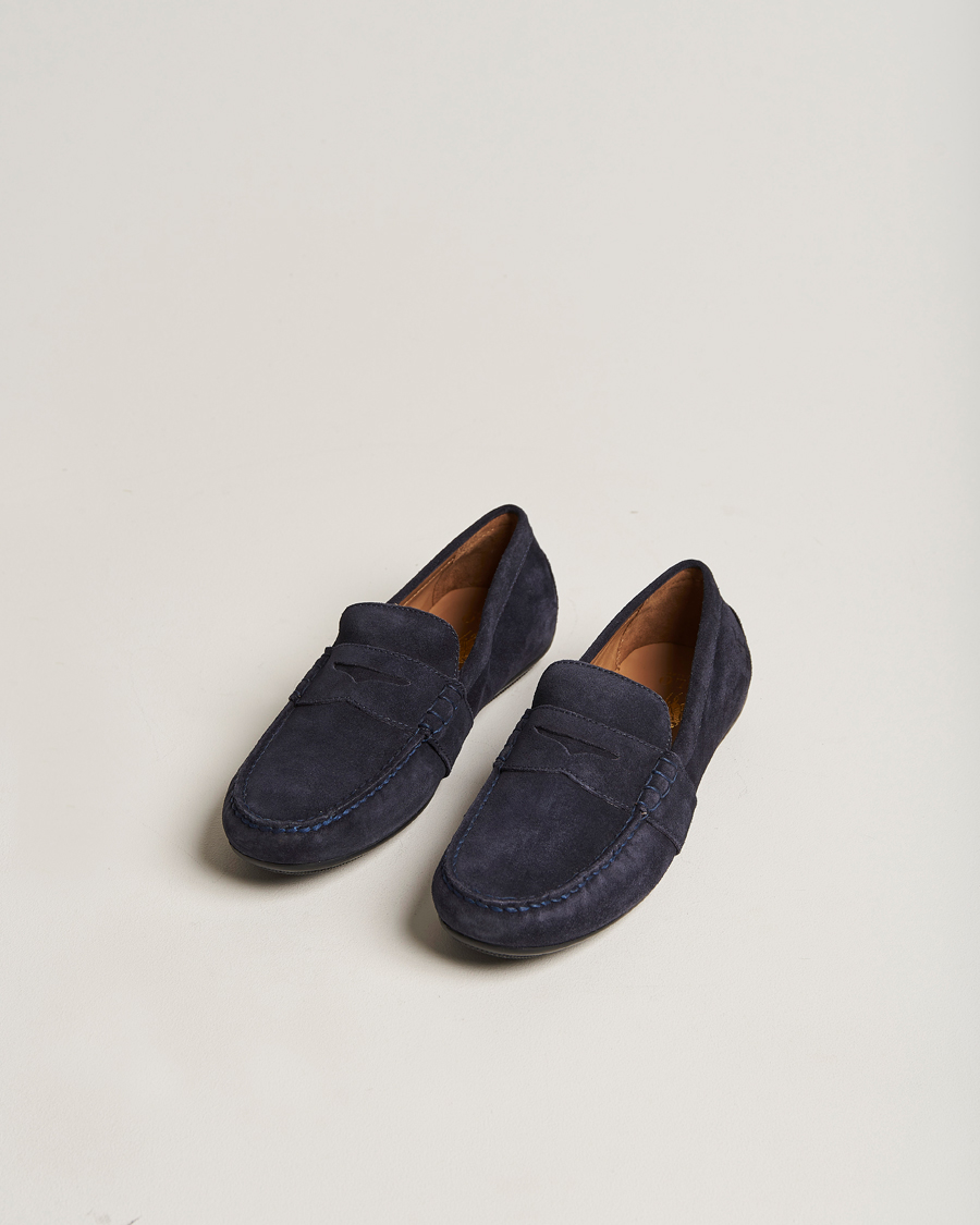 Uomini | Mocassini | Polo Ralph Lauren | Reynold Suede Driving Loafer Hunter Navy