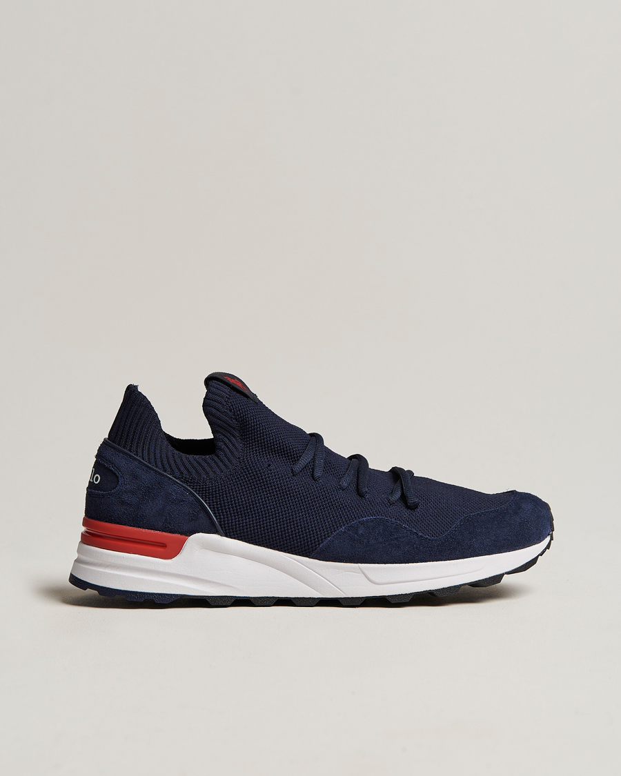 Uomini | Polo Ralph Lauren Trackstr 200 Running Sneaker Hunter Navy | Polo Ralph Lauren | Trackstr 200 Running Sneaker Hunter Navy