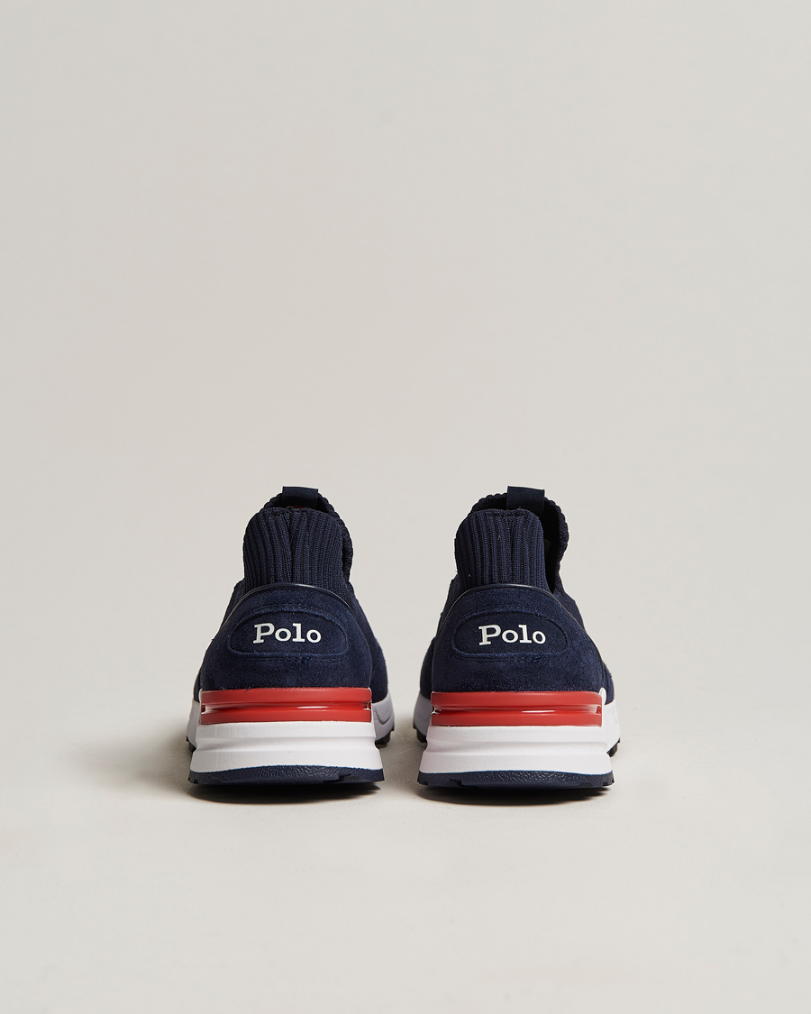 Uomini | Polo Ralph Lauren Trackstr 200 Running Sneaker Hunter Navy | Polo Ralph Lauren | Trackstr 200 Running Sneaker Hunter Navy