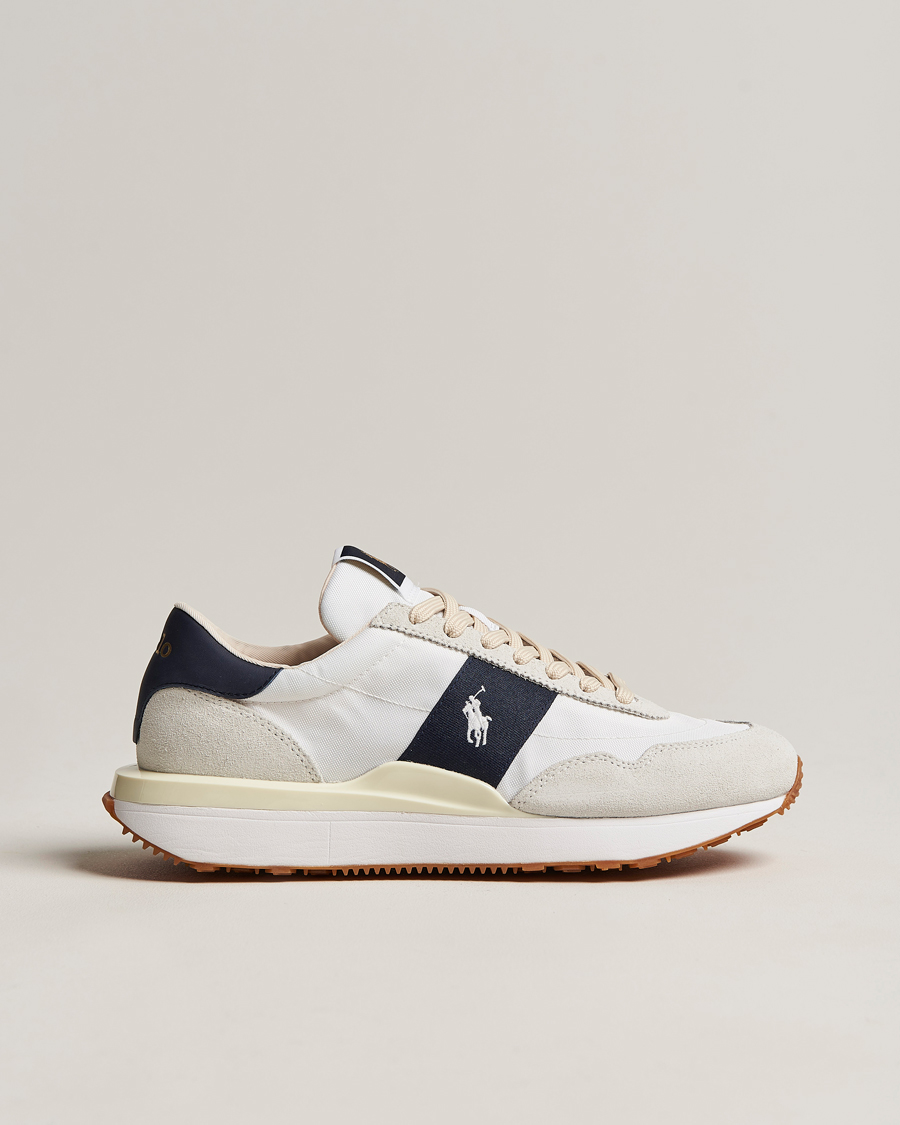 Uomini | Polo Ralph Lauren Train 89 Running Sneaker White/Hunter Navy | Polo Ralph Lauren | Train 89 Running Sneaker White/Hunter Navy