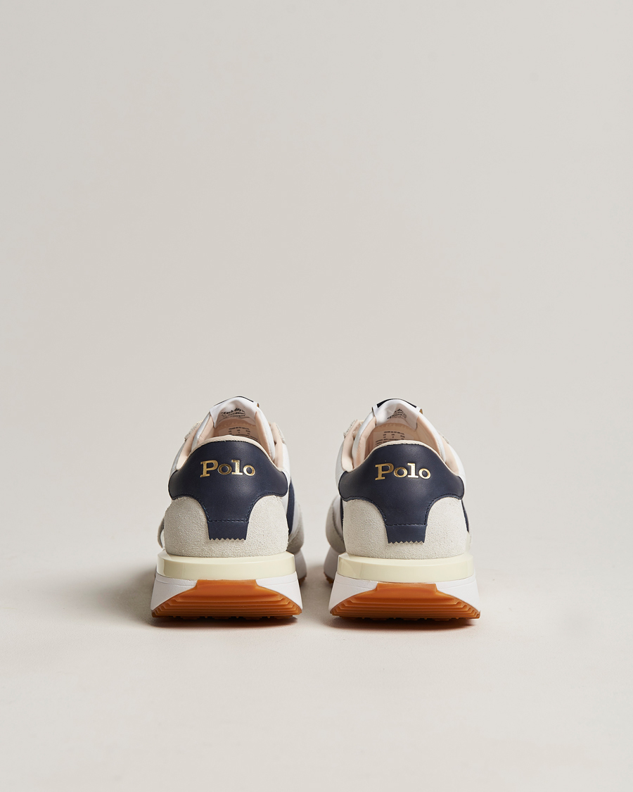 Uomini | Polo Ralph Lauren Train 89 Running Sneaker White/Hunter Navy | Polo Ralph Lauren | Train 89 Running Sneaker White/Hunter Navy