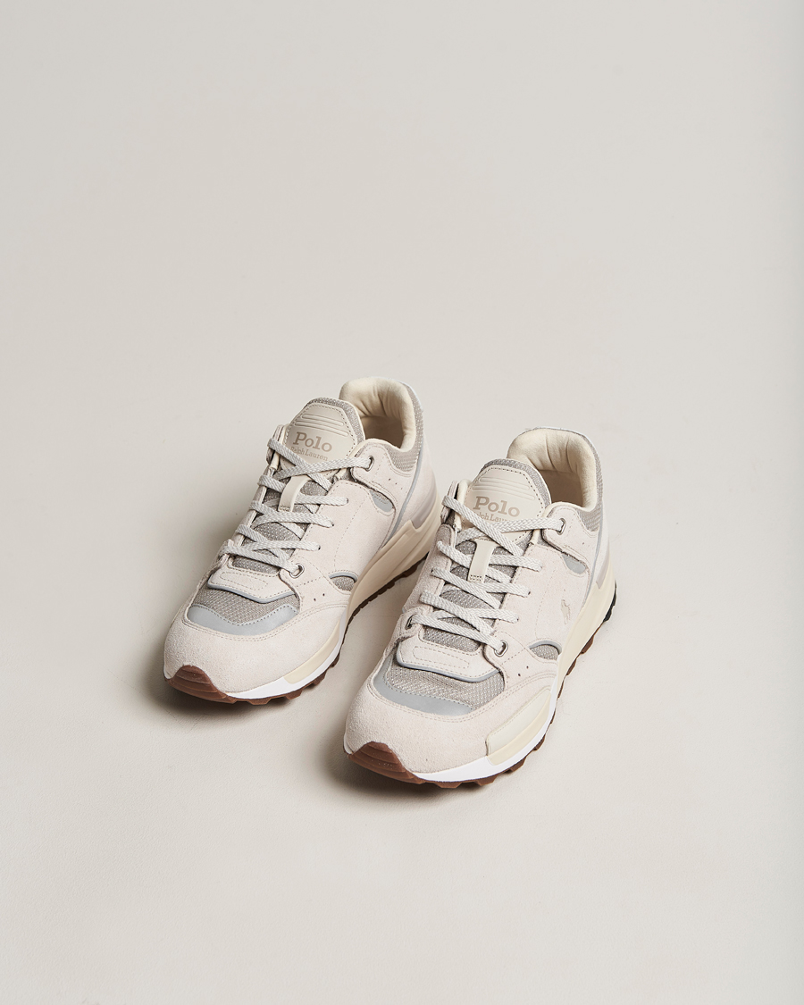 Uomini | Polo Ralph Lauren Trackstr 200 Running Sneaker Dove Grey | Polo Ralph Lauren | Trackstr 200 Running Sneaker Dove Grey
