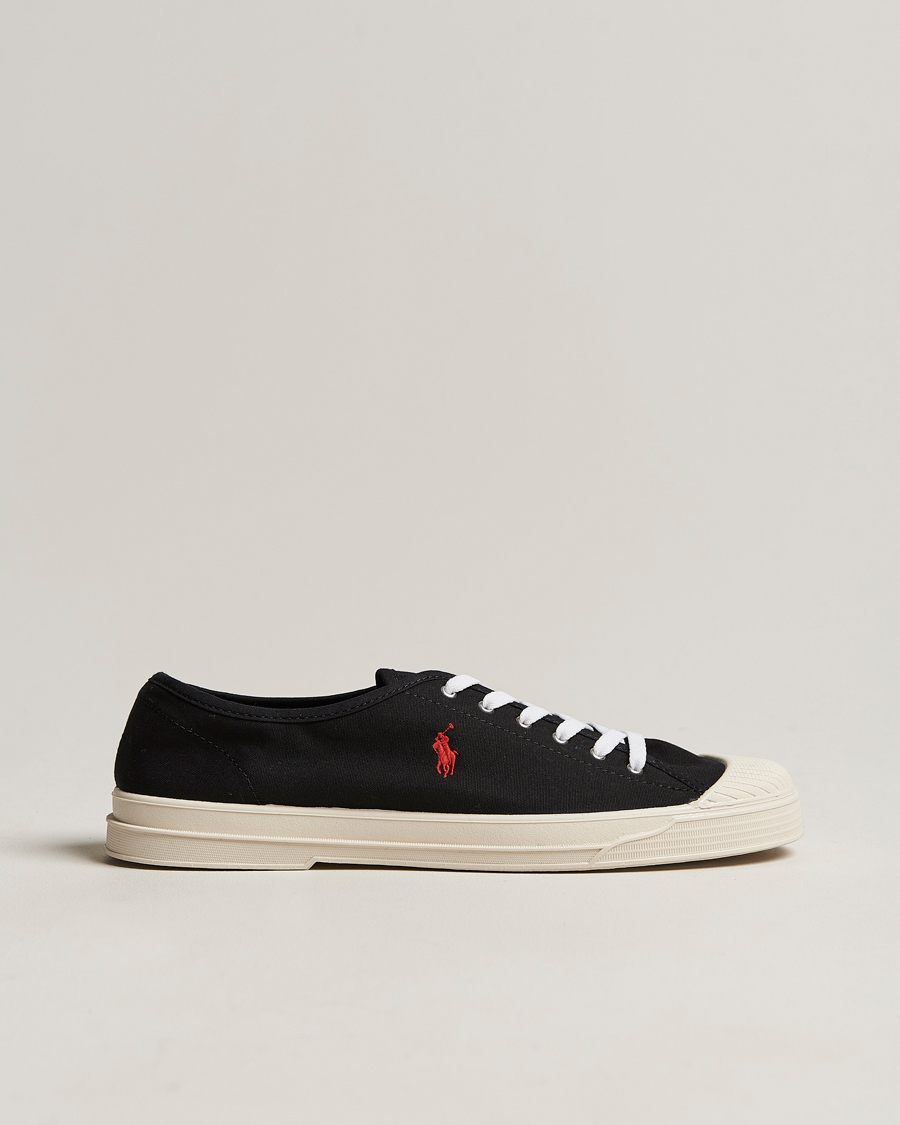 Uomini | Polo Ralph Lauren Paloma Canvas Sneaker Black/Red | Polo Ralph Lauren | Paloma Canvas Sneaker Black/Red
