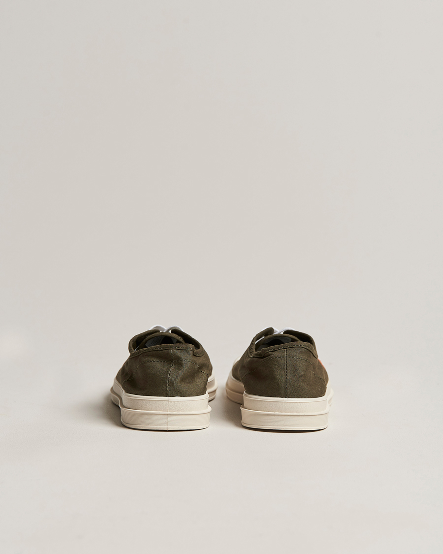 Uomini | Paloma Canvas Sneaker Canopy Olive/Orange | Polo Ralph Lauren | Paloma Canvas Sneaker Canopy Olive/Orange