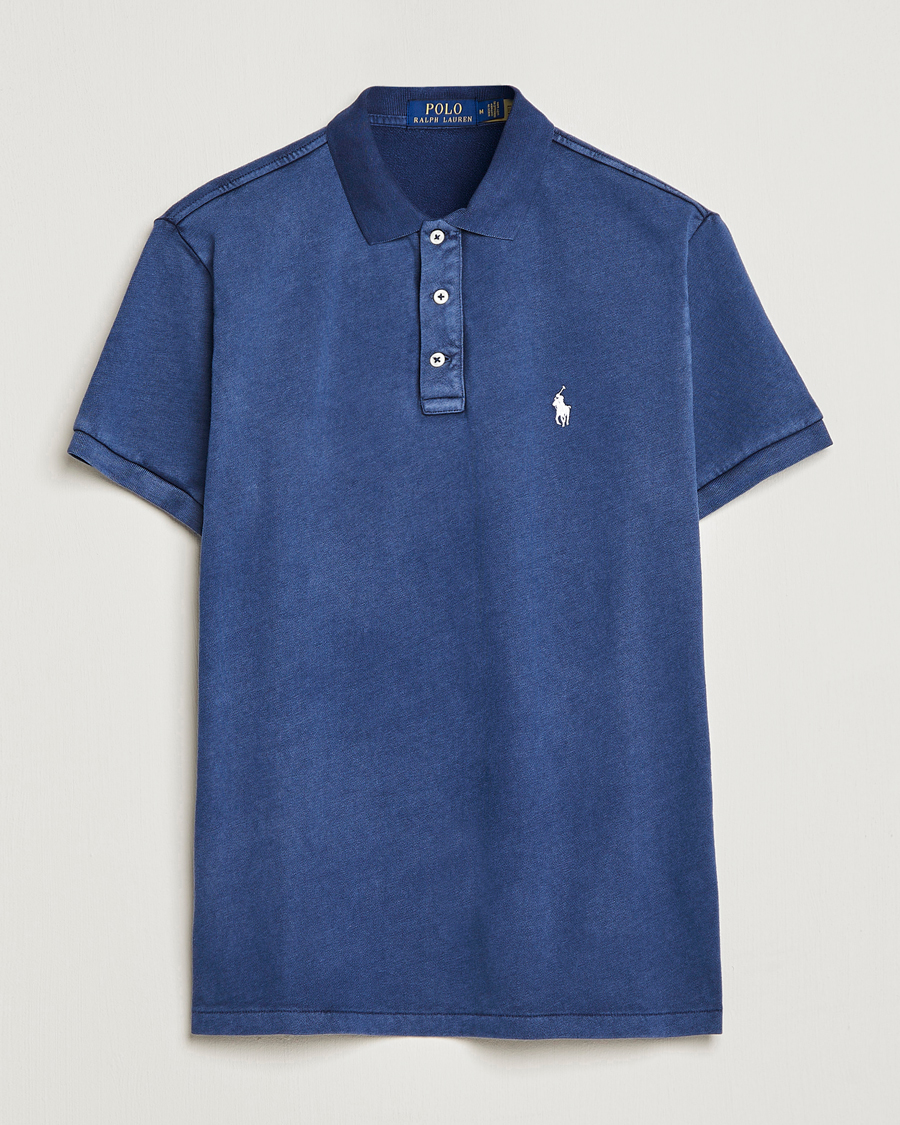 Uomini | Polo | Polo Ralph Lauren | Custom Fit Spa Terry Polo Newport Navy