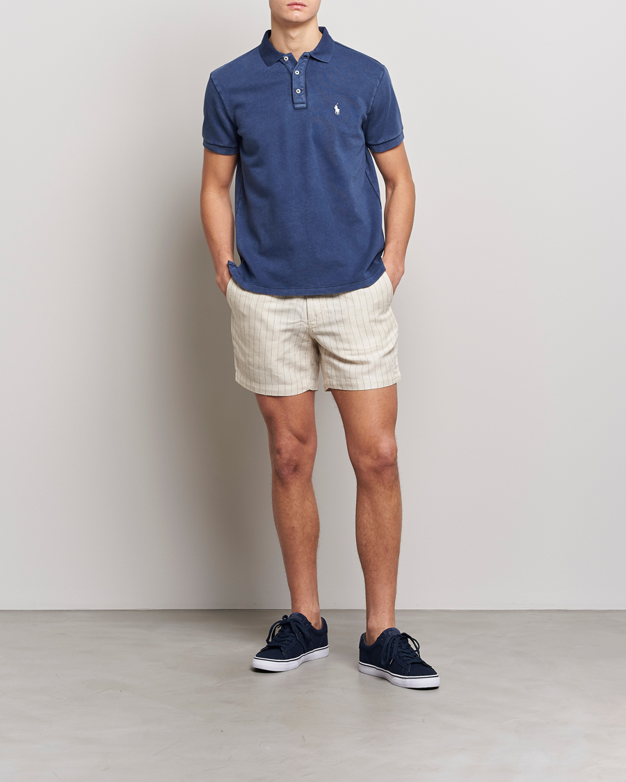 Uomini | Polo | Polo Ralph Lauren | Custom Fit Spa Terry Polo Newport Navy