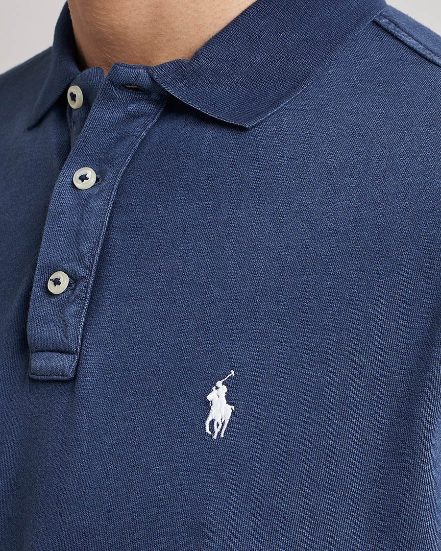 Uomini | Polo | Polo Ralph Lauren | Custom Fit Spa Terry Polo Newport Navy
