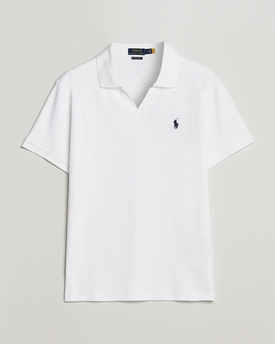 Uomini | Polo | Polo Ralph Lauren | Luxury Cotton Polo White