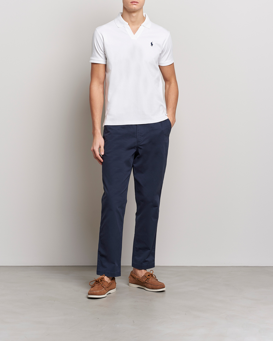 Uomini | Polo | Polo Ralph Lauren | Luxury Cotton Polo White