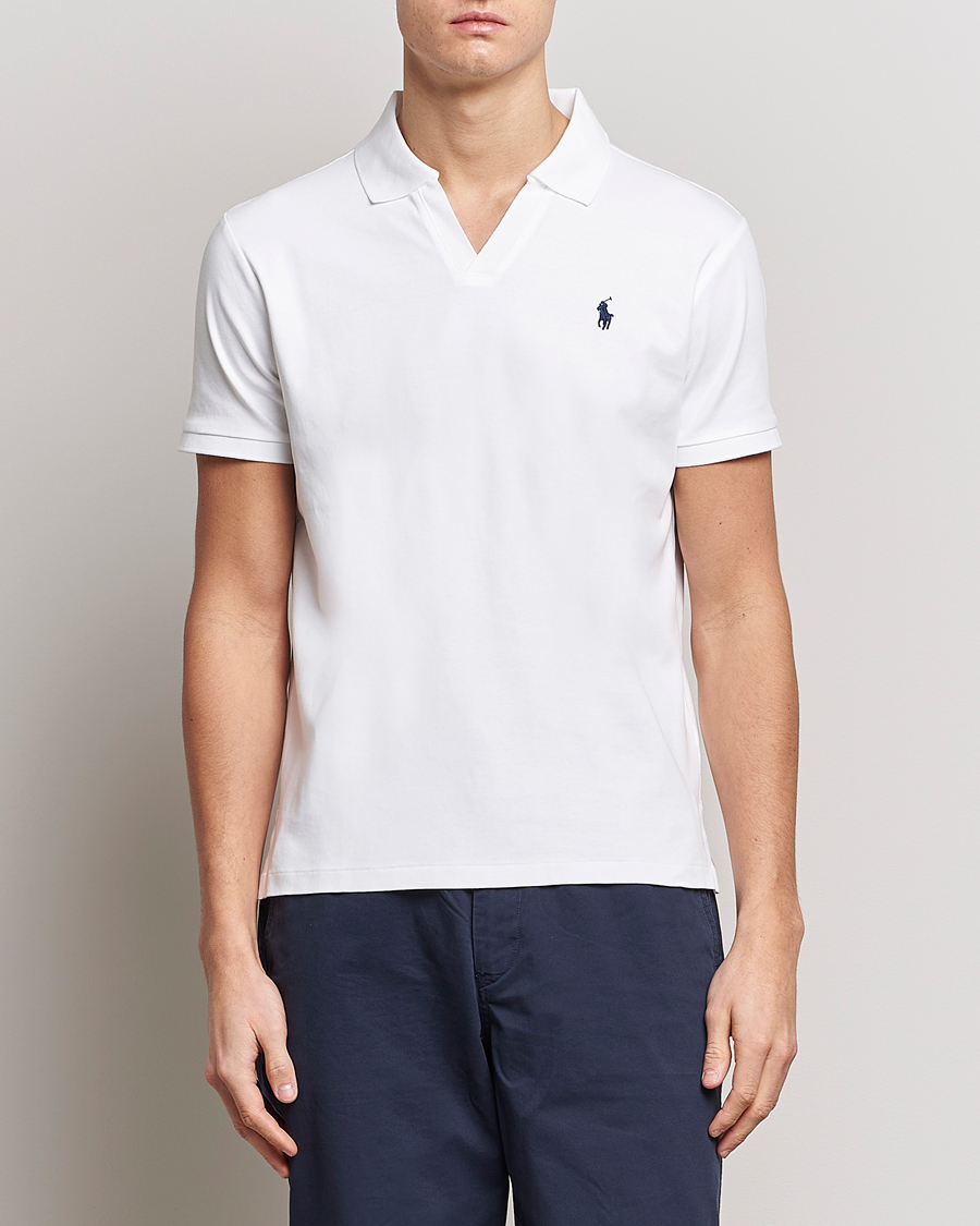 Uomini | Polo | Polo Ralph Lauren | Luxury Cotton Polo White