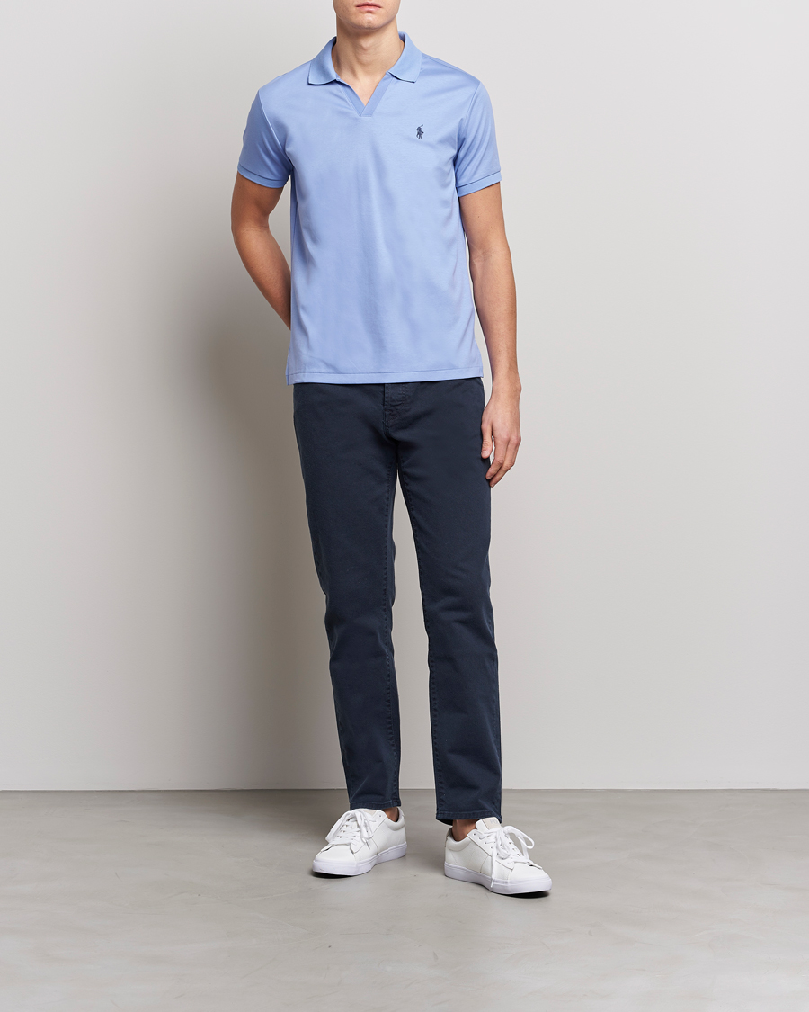 Uomini | Polo | Polo Ralph Lauren | Luxury Pima Cotton Polo Lafayette Blue