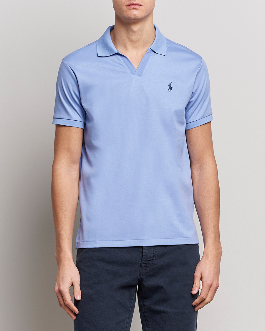 Uomini | Polo | Polo Ralph Lauren | Luxury Pima Cotton Polo Lafayette Blue