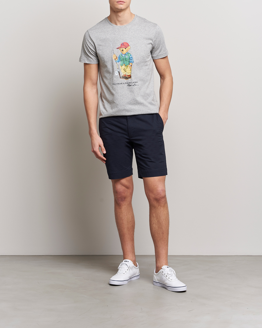 Uomini | T-shirt | Polo Ralph Lauren | Printed Heritage Bear Crew Neck T-Shirt Andover Heather