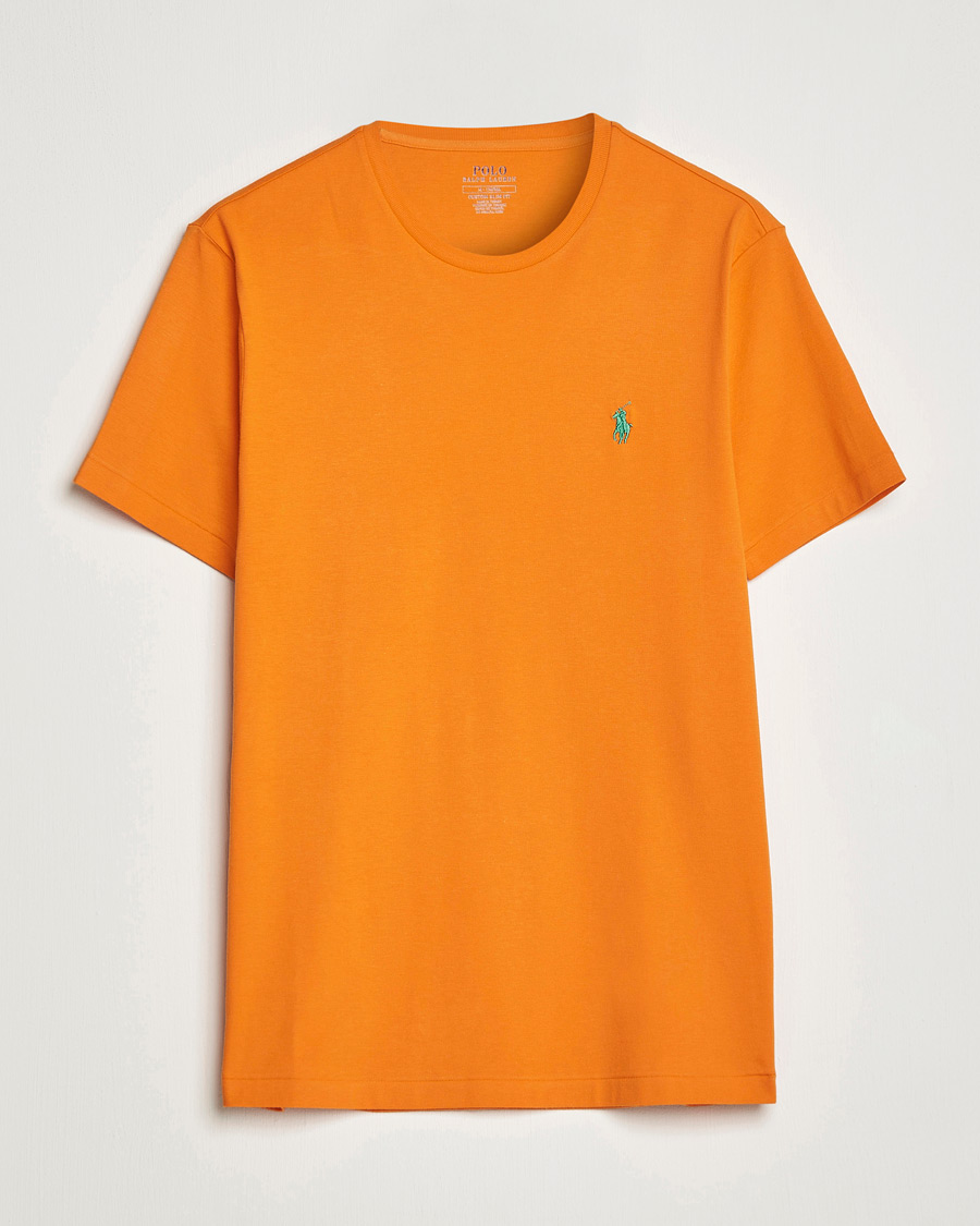 Uomini | T-shirt | Polo Ralph Lauren | Crew Neck T-Shirt Optic Orange