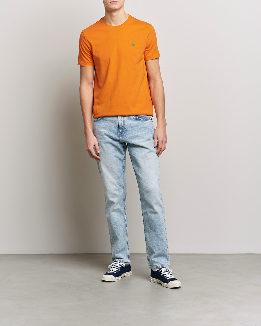 Uomini | T-shirt | Polo Ralph Lauren | Crew Neck T-Shirt Optic Orange