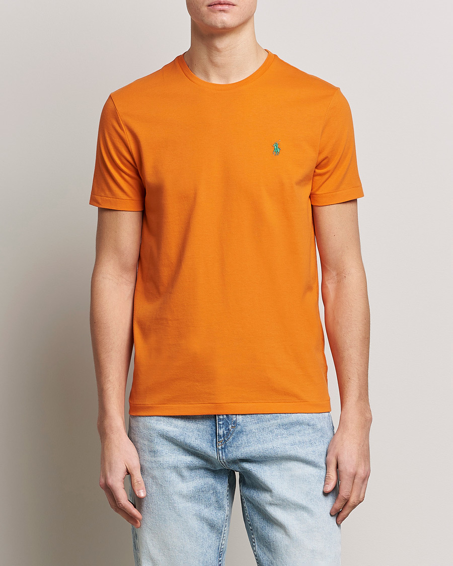 Uomini | T-shirt | Polo Ralph Lauren | Crew Neck T-Shirt Optic Orange