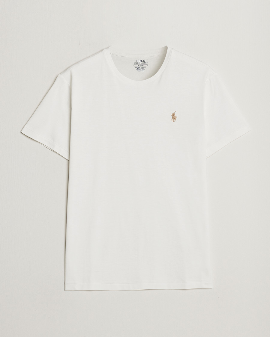 Uomini | T-shirt | Polo Ralph Lauren | Crew Neck T-Shirt Deckwash White