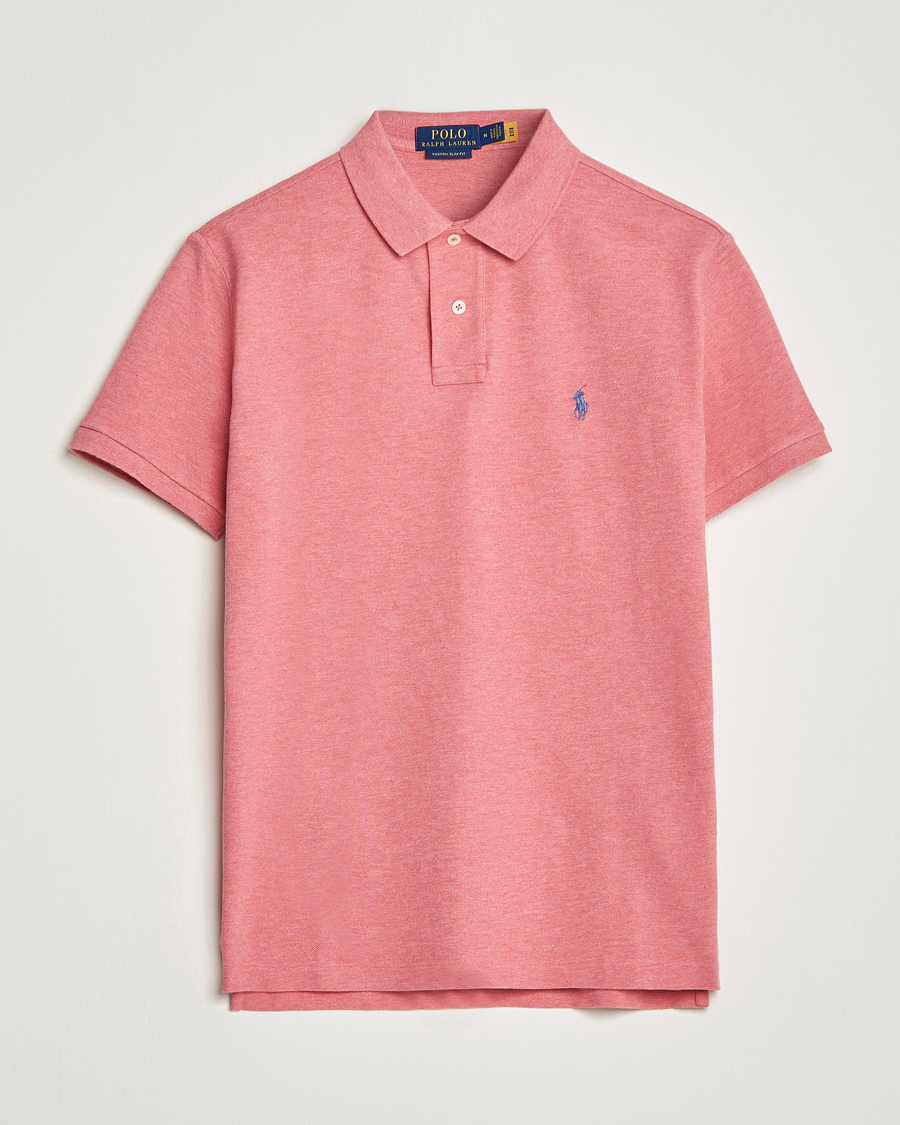 Uomini | Polo | Polo Ralph Lauren | Custom Slim Fit Polo Highland Rose Heather