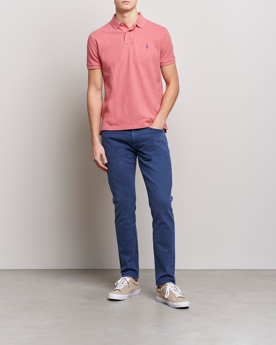 Uomini | Polo | Polo Ralph Lauren | Custom Slim Fit Polo Highland Rose Heather