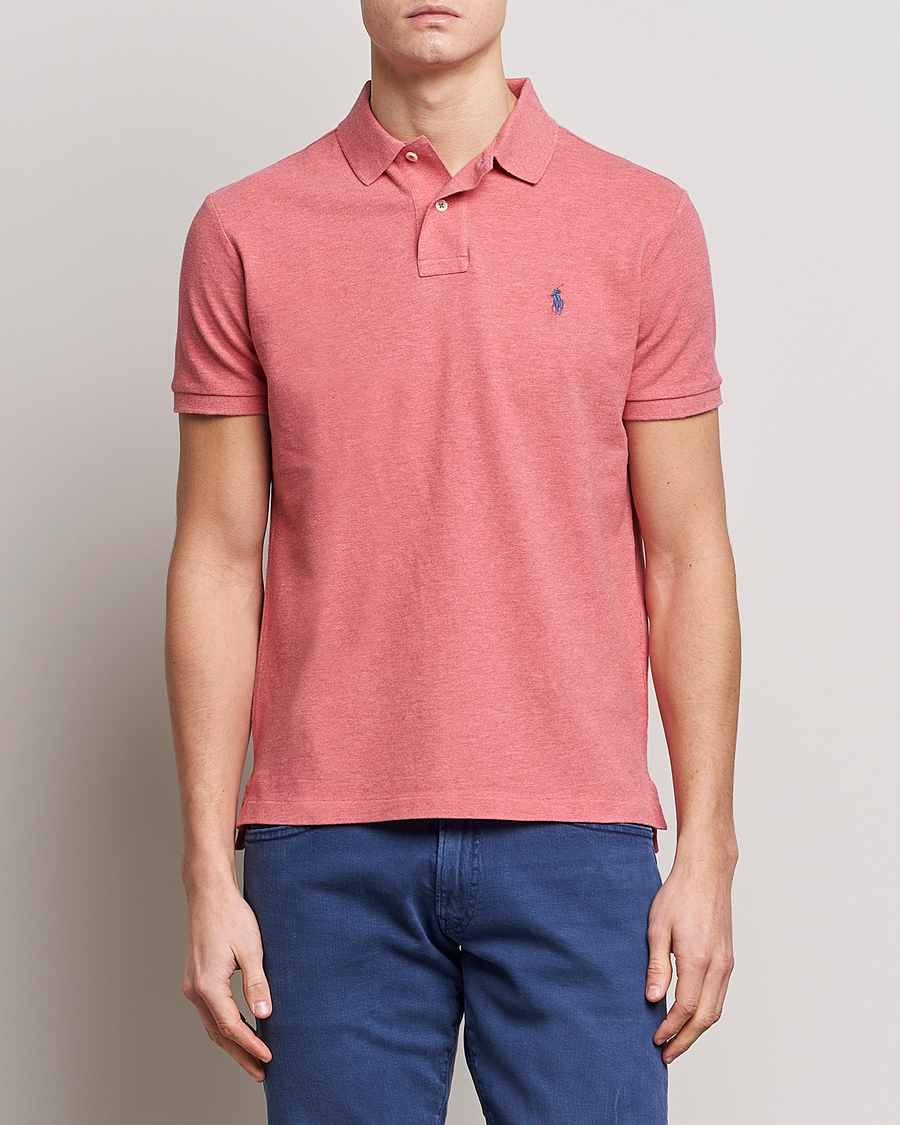 Uomini | Polo | Polo Ralph Lauren | Custom Slim Fit Polo Highland Rose Heather