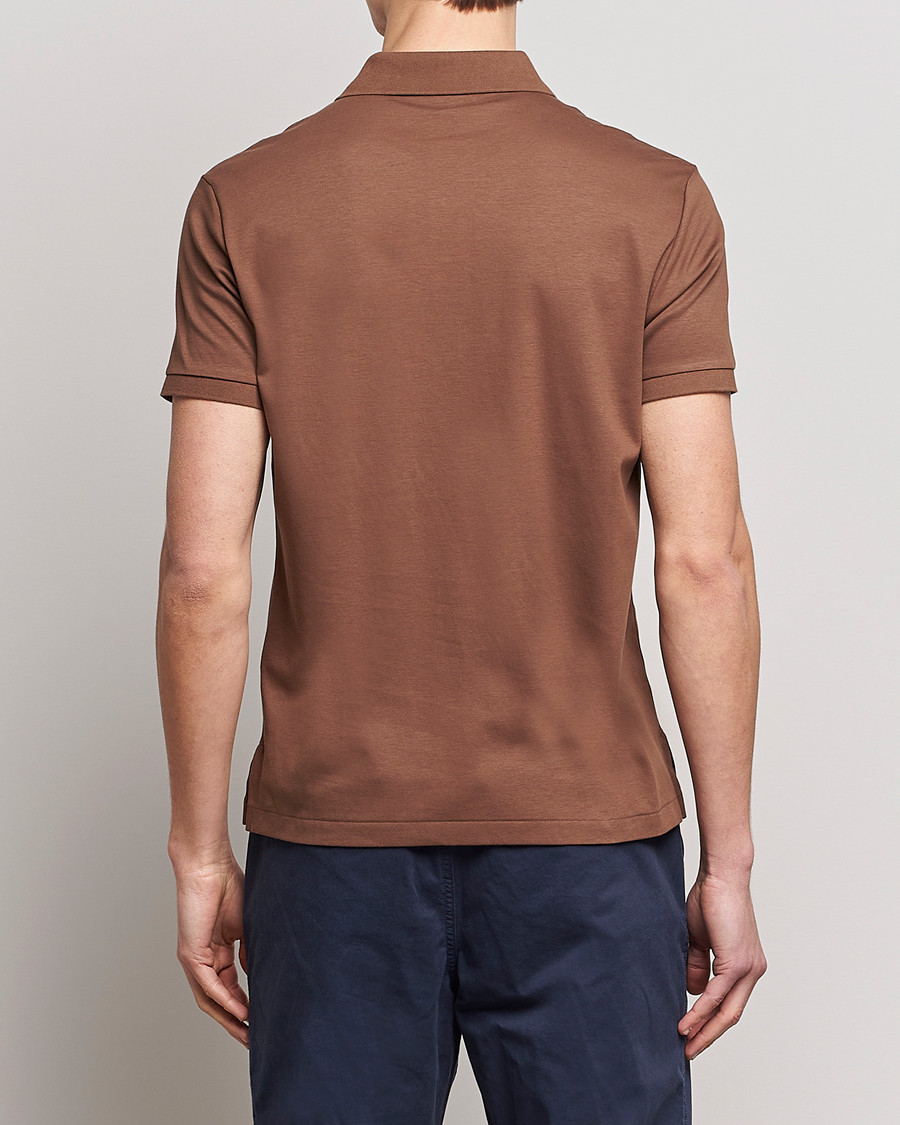 Uomini | Polo | Polo Ralph Lauren | Pima Cotton Polo Luggage Brown