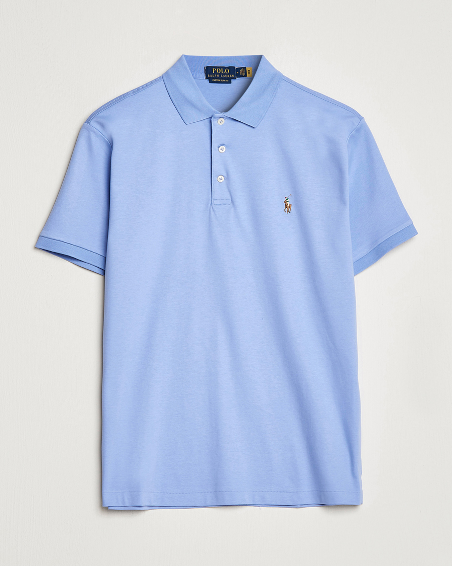Uomini | Polo | Polo Ralph Lauren | Luxury Pima Cotton Polo Lafayette Blue