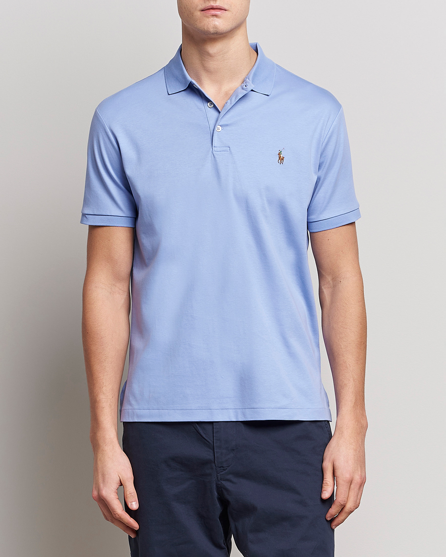 Uomini | Polo | Polo Ralph Lauren | Luxury Pima Cotton Polo Lafayette Blue