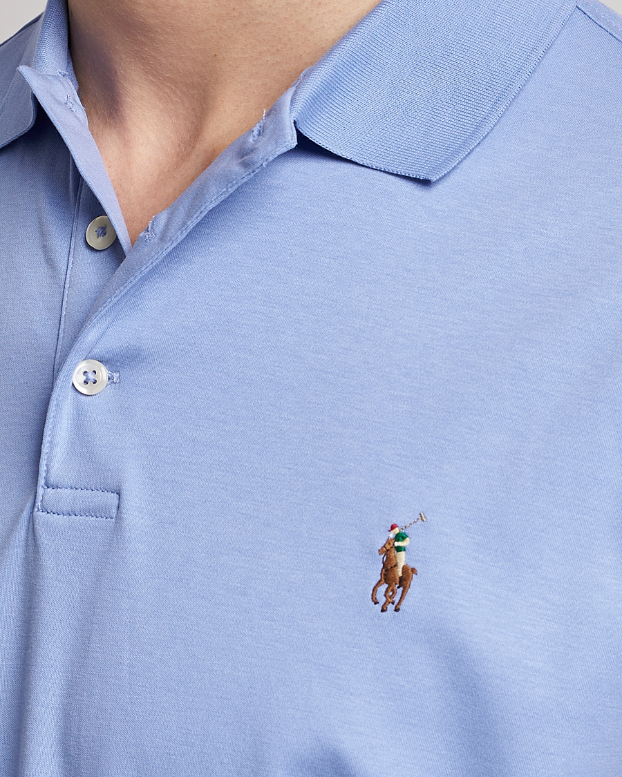 Uomini | Polo | Polo Ralph Lauren | Luxury Pima Cotton Polo Lafayette Blue