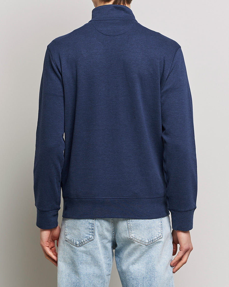 Uomini | Maglieria | Polo Ralph Lauren | Double Knit Half-Zip Sweater Spring Navy Heather