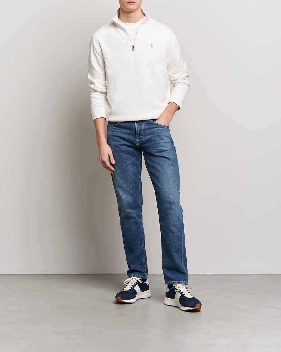 Uomini | Maglieria | Polo Ralph Lauren | Double Knit Half-Zip Sweater Nevis