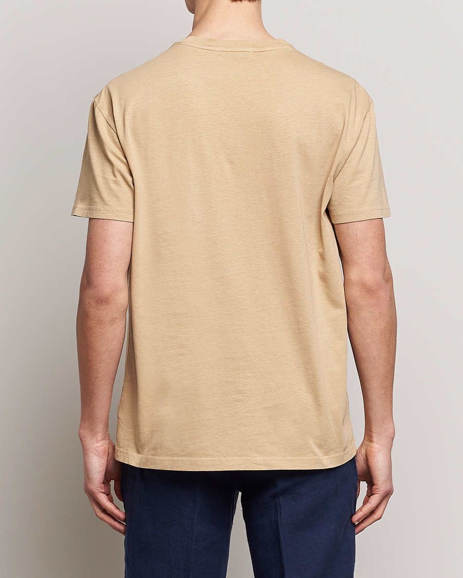 Uomini | T-shirt | Polo Ralph Lauren | Cotton/Linen Crew Neck T-Shirt Vintage Khaki