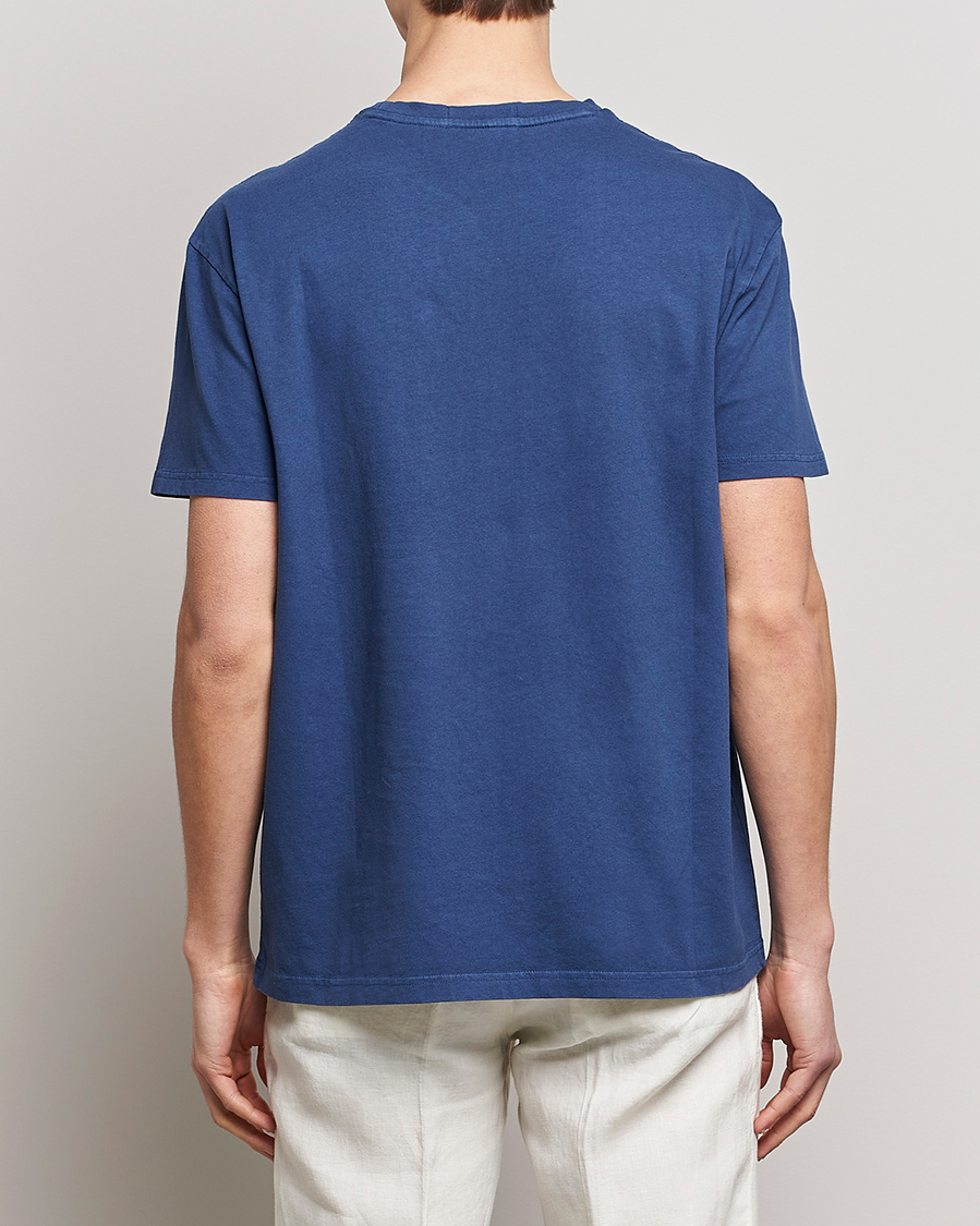 Uomini | T-shirt | Polo Ralph Lauren | Cotton/Linen Crew Neck T-Shirt Light Navy