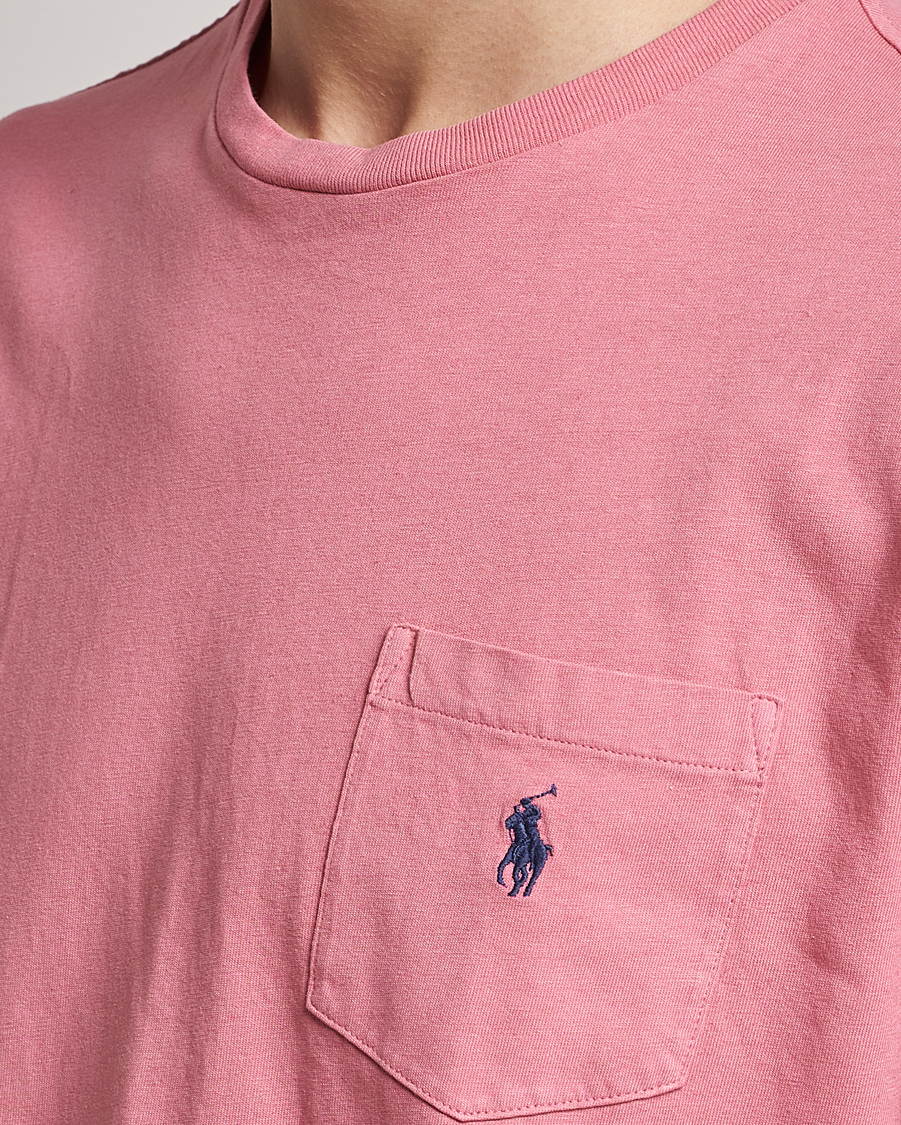 Uomini | T-shirt | Polo Ralph Lauren | Cotton/Linen Crew Neck T-Shirt Desert Rose