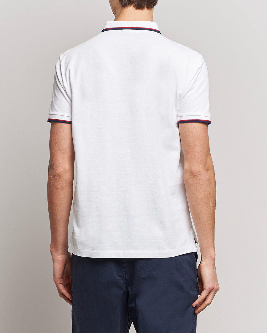 Uomini | Polo | Polo Ralph Lauren | Custom Slim Fit Tipped Polo White