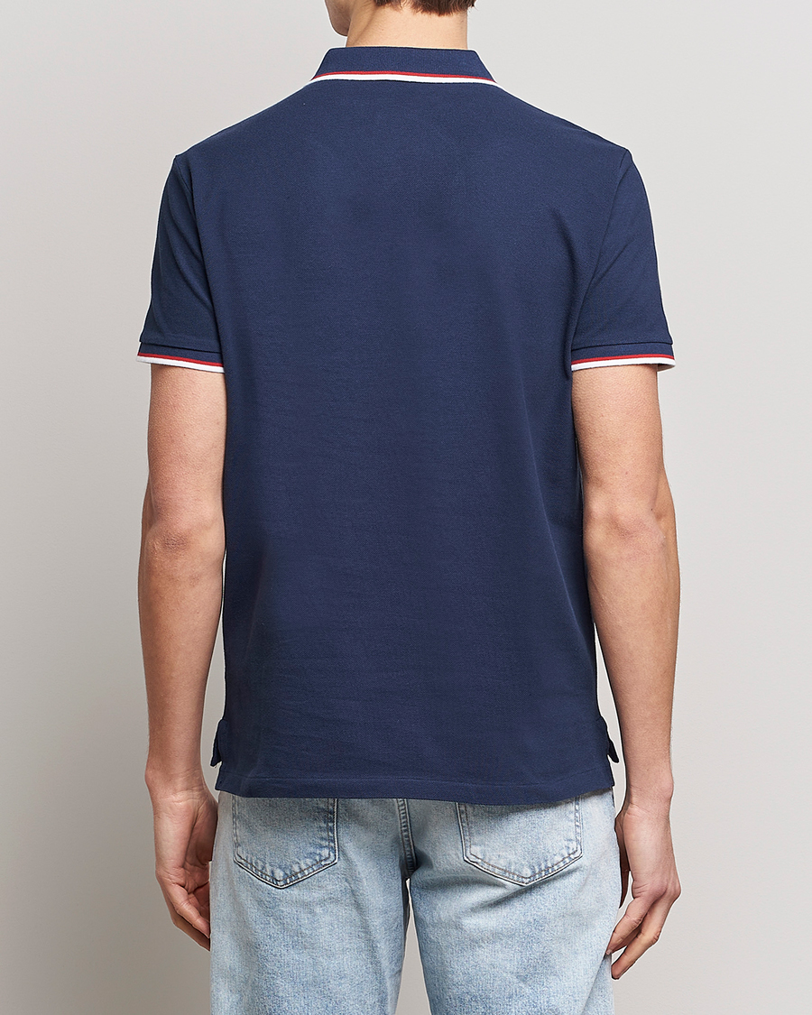 Uomini | Polo | Polo Ralph Lauren | Custom Slim Fit Tipped Polo Newport Navy