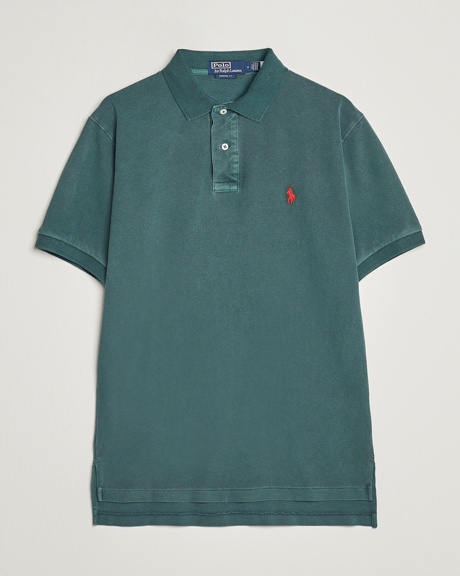 Uomini | Polo | Polo Ralph Lauren | Heritage Mesh Polo Forest Green