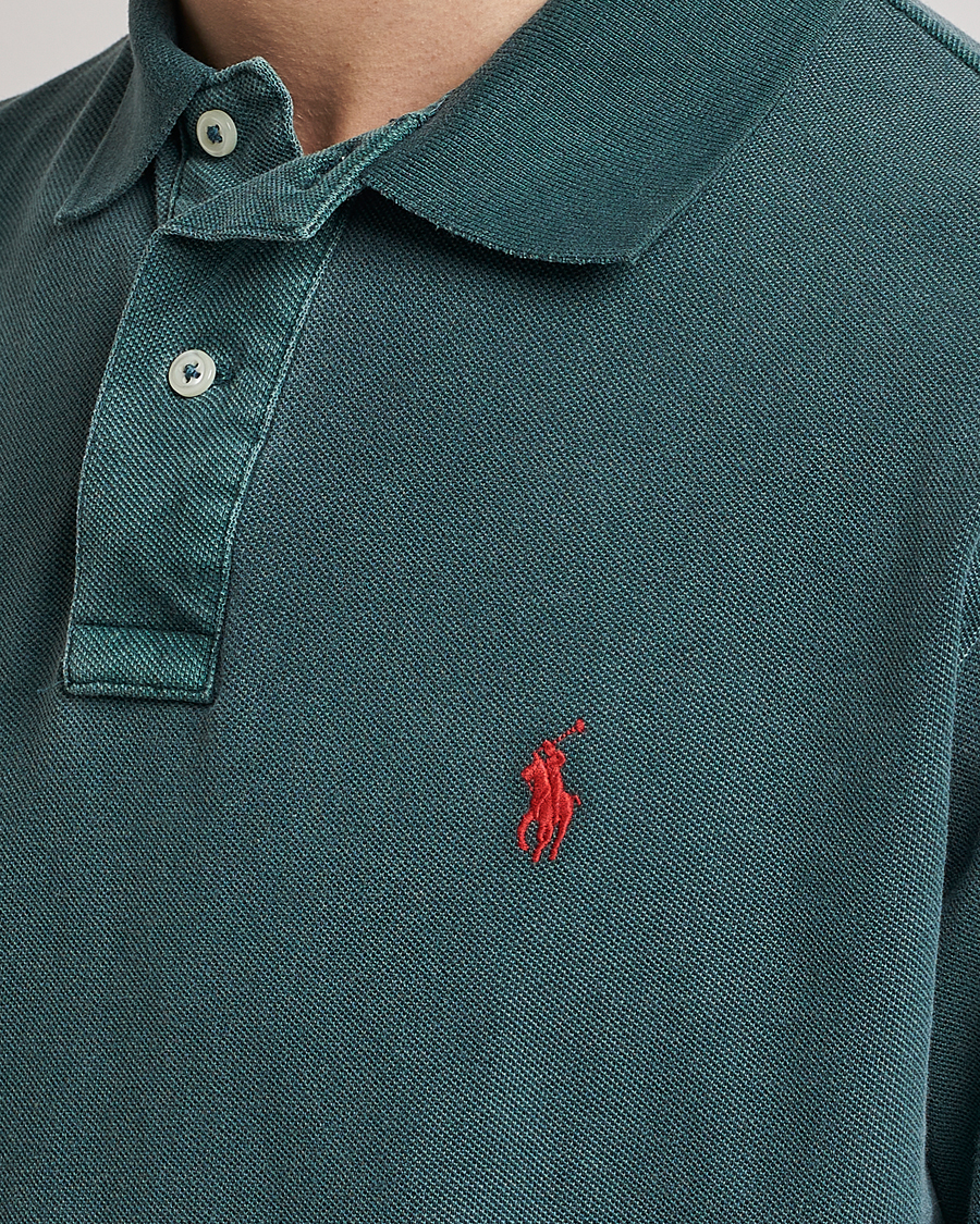 Uomini | Polo | Polo Ralph Lauren | Heritage Mesh Polo Forest Green