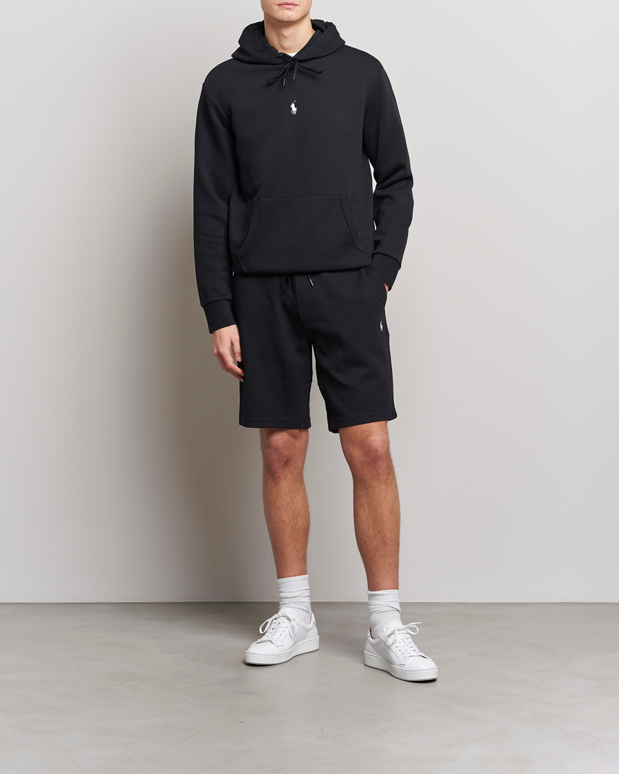 Uomini | Maglieria | Polo Ralph Lauren | Double Knit Center Logo Hoodie Black