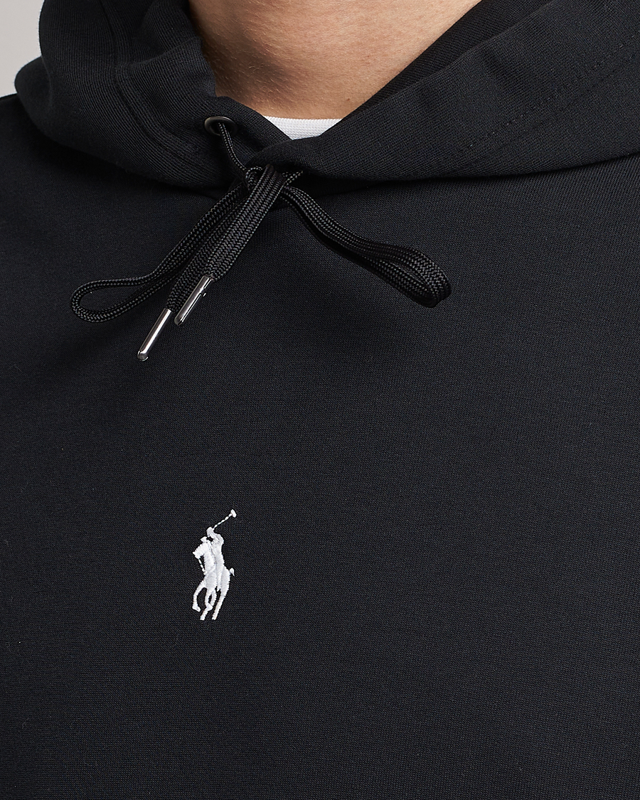 Uomini | Maglieria | Polo Ralph Lauren | Double Knit Center Logo Hoodie Black