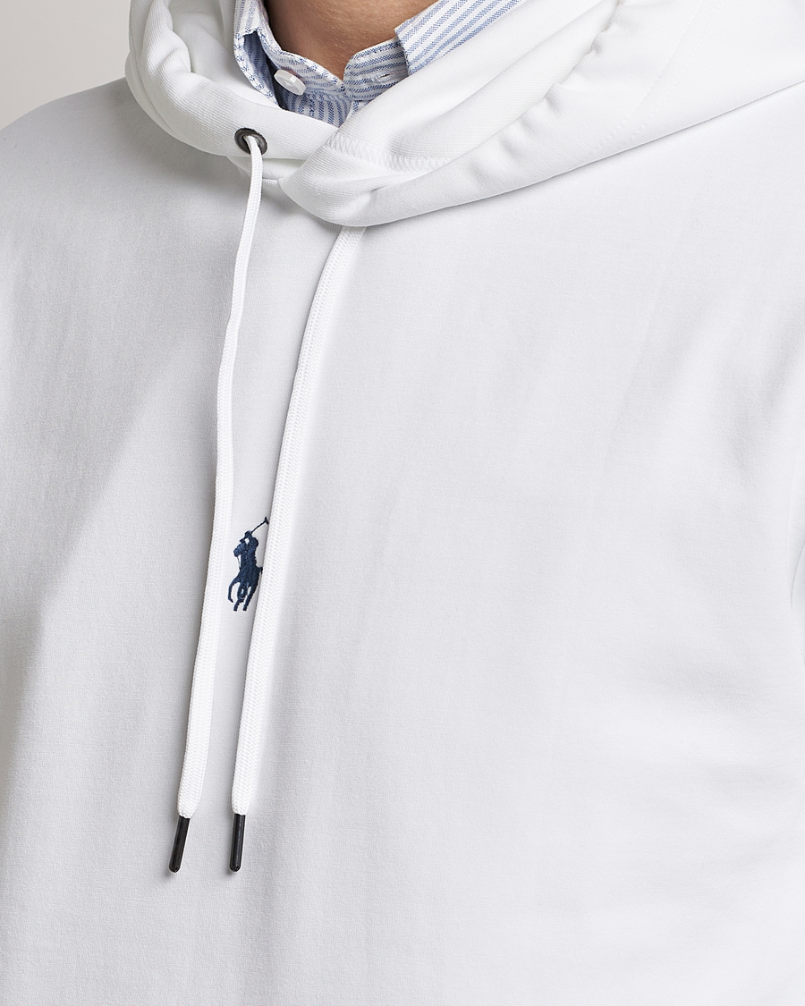 Uomini | Maglieria | Polo Ralph Lauren | Double Knit Center Logo Hoodie White