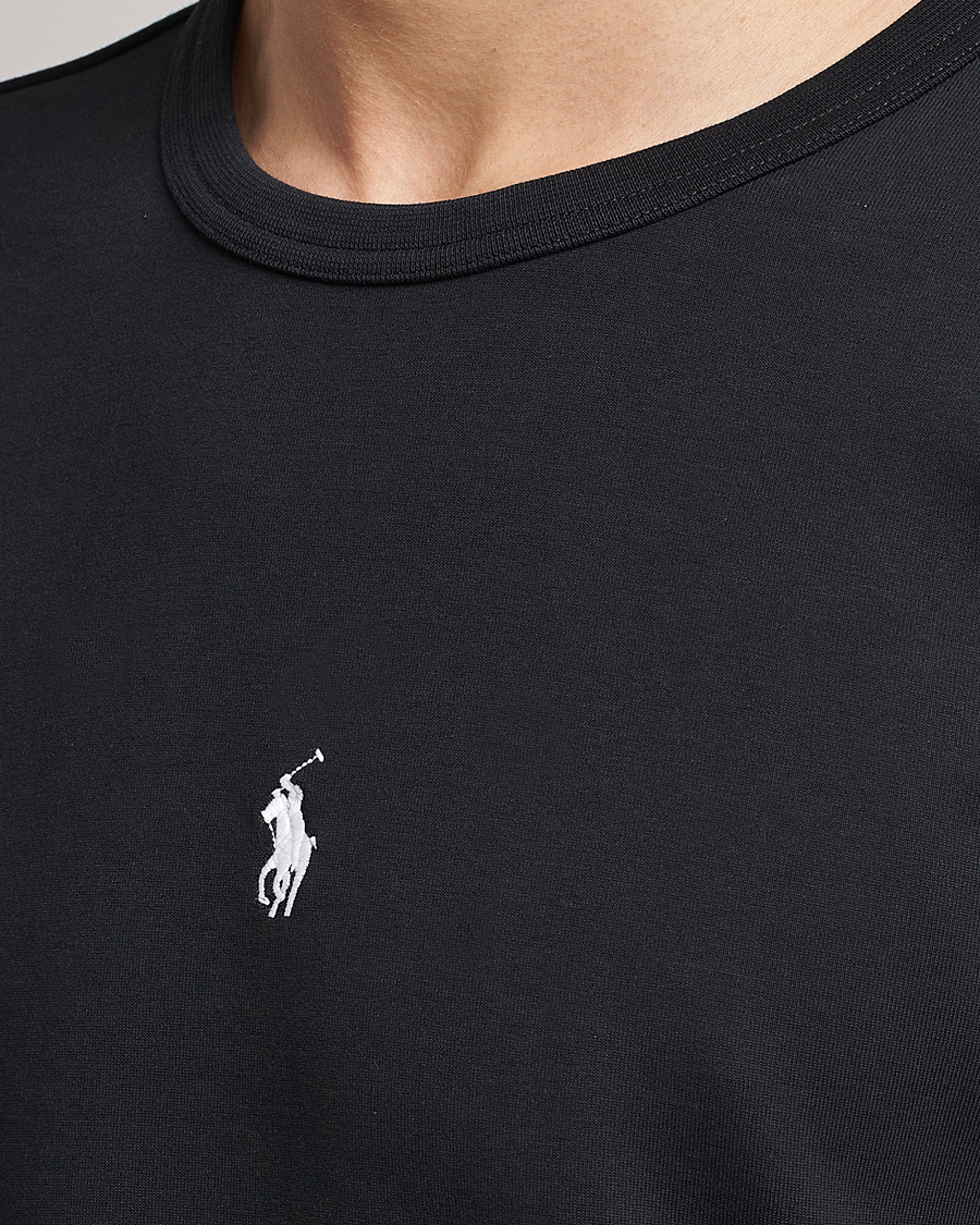Uomini | Maglieria | Polo Ralph Lauren | Double Knit Center Logo Sweatshirt Black