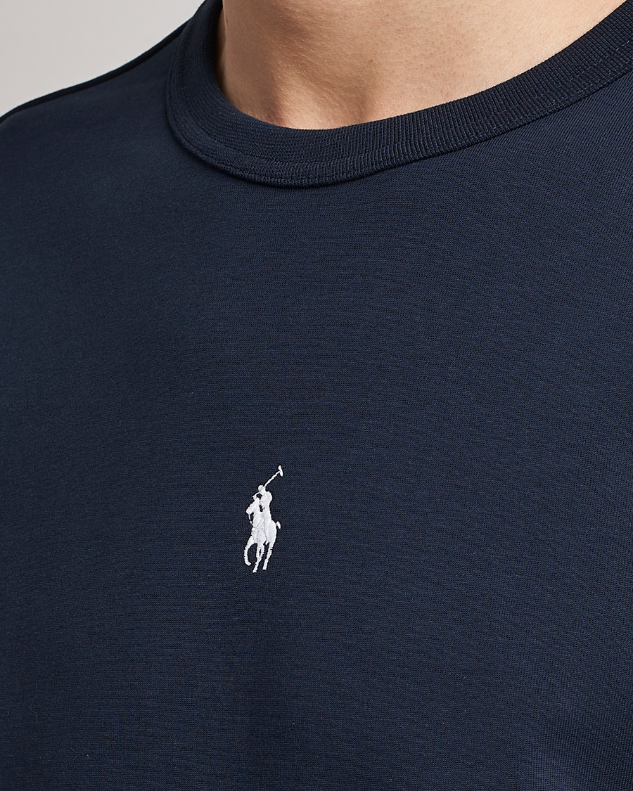 Uomini | Maglieria | Polo Ralph Lauren | Double Knit Center Logo Sweatshirt Aviator Navy