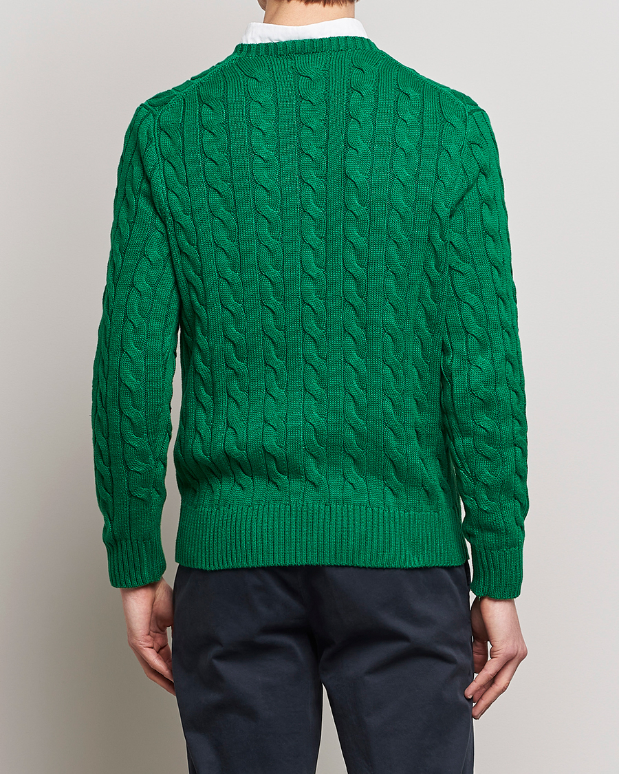 Uomini | Maglieria | Polo Ralph Lauren | Cotton Cable Pullover Athletic Green