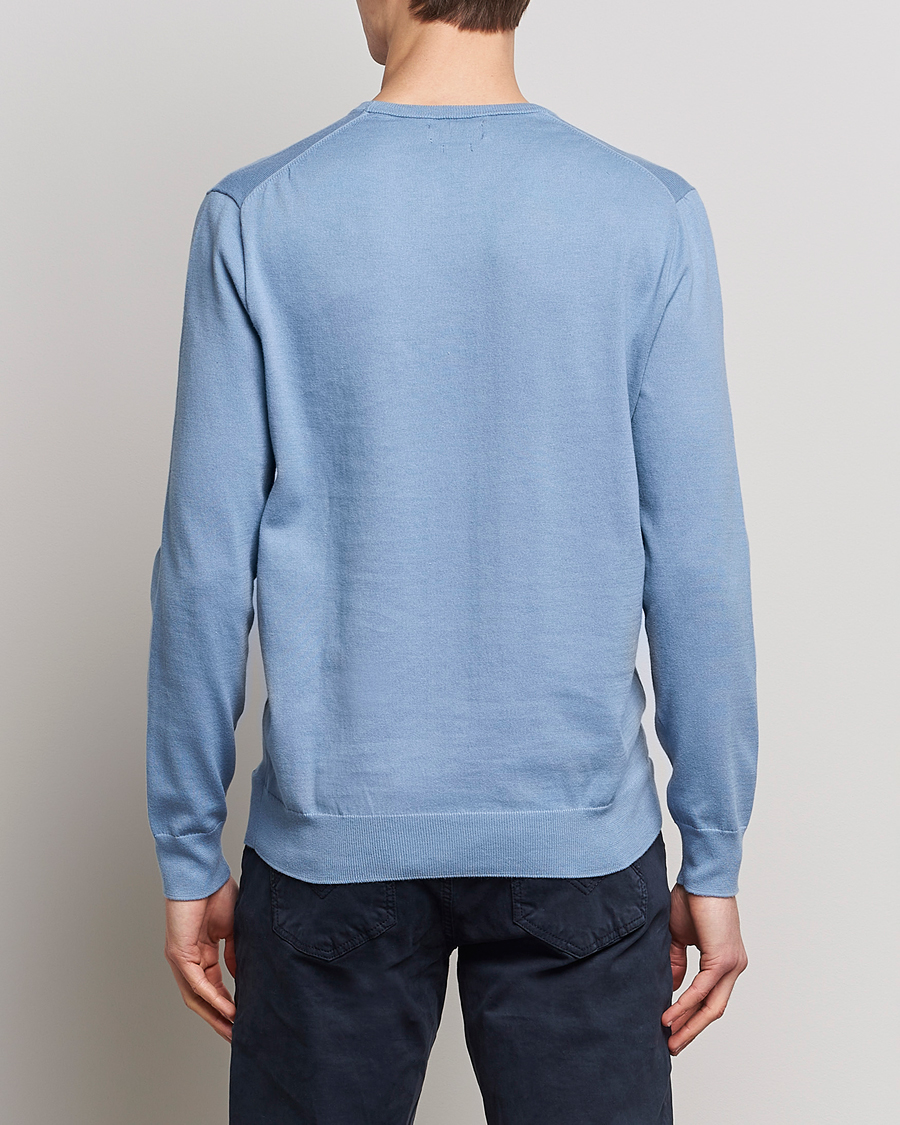 Uomini | Maglieria | Polo Ralph Lauren | Cotton Crew Neck Sweater Channel Blue